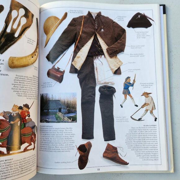 DK Eyewitness Books Medieval Life Discover Medieval Europe Hardcover Book - Picture 9 of 13